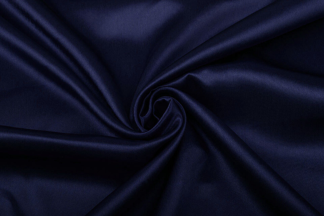 Crêpe Raso Blu Navy Crêpe Raso Blu Navy