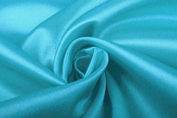 Satin Crêpe Clair Aqua Satin Crêpe Clair Aqua