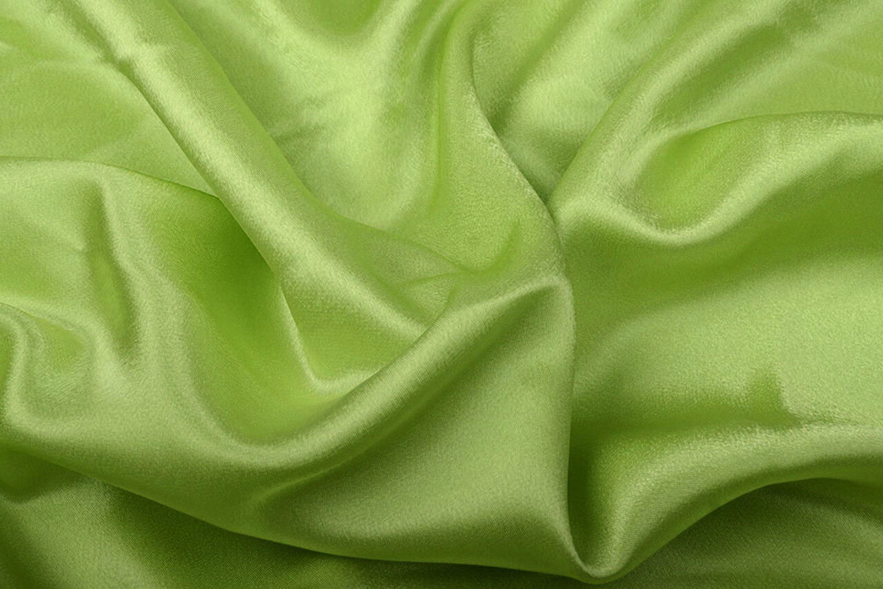 Crêpe Satin Limette