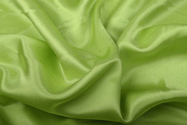 Satin Crêpe Citron Vert Satin Crêpe Citron Vert