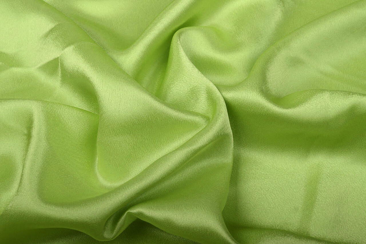 Crêpe Satin Limette
