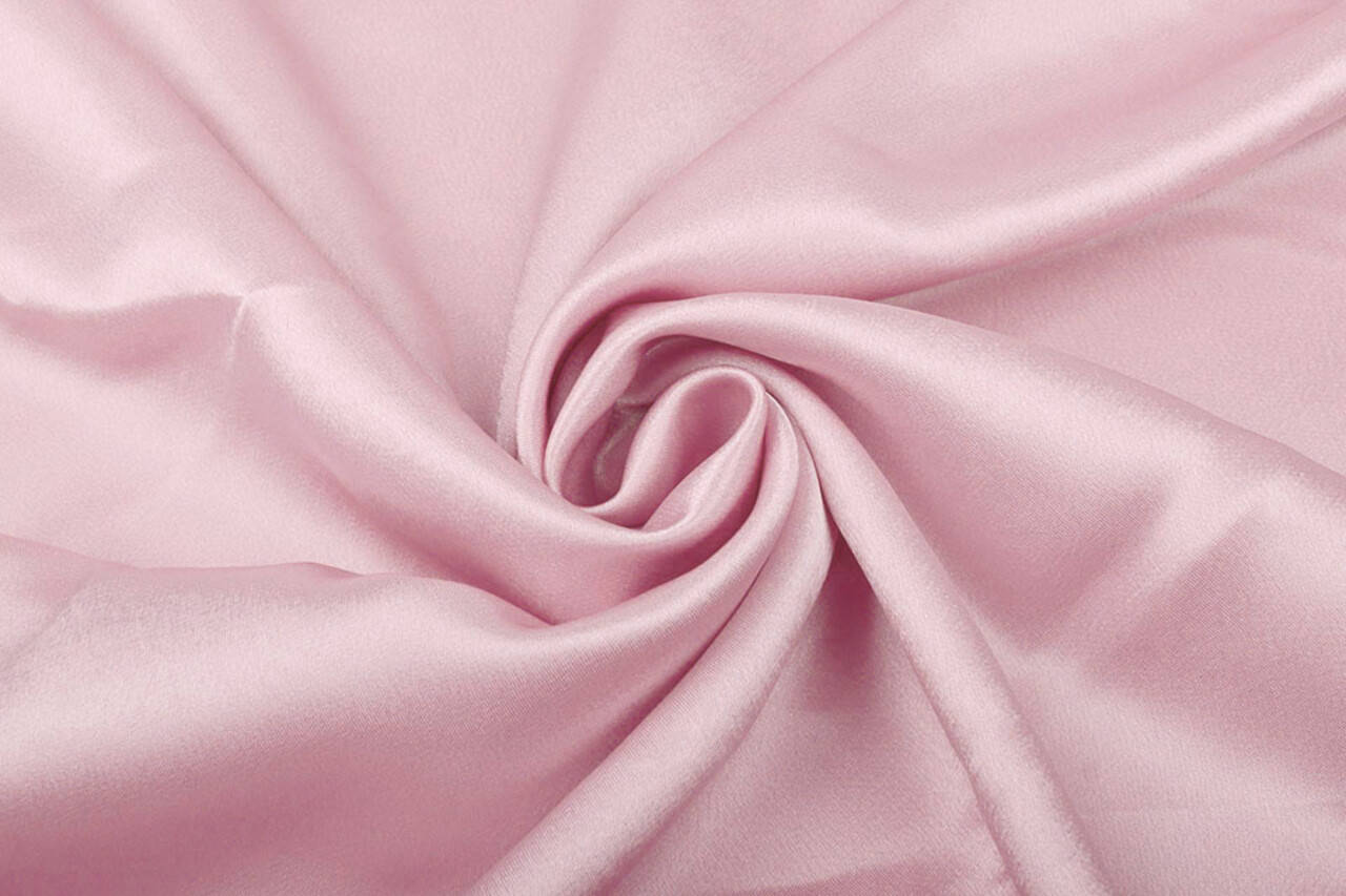 Crepé Satén Rosa Empolvado Crepé Satén Rosa Empolvado