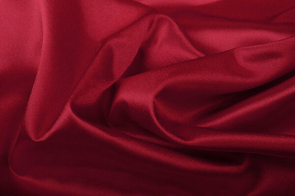 Crêpe Satin Light wine red