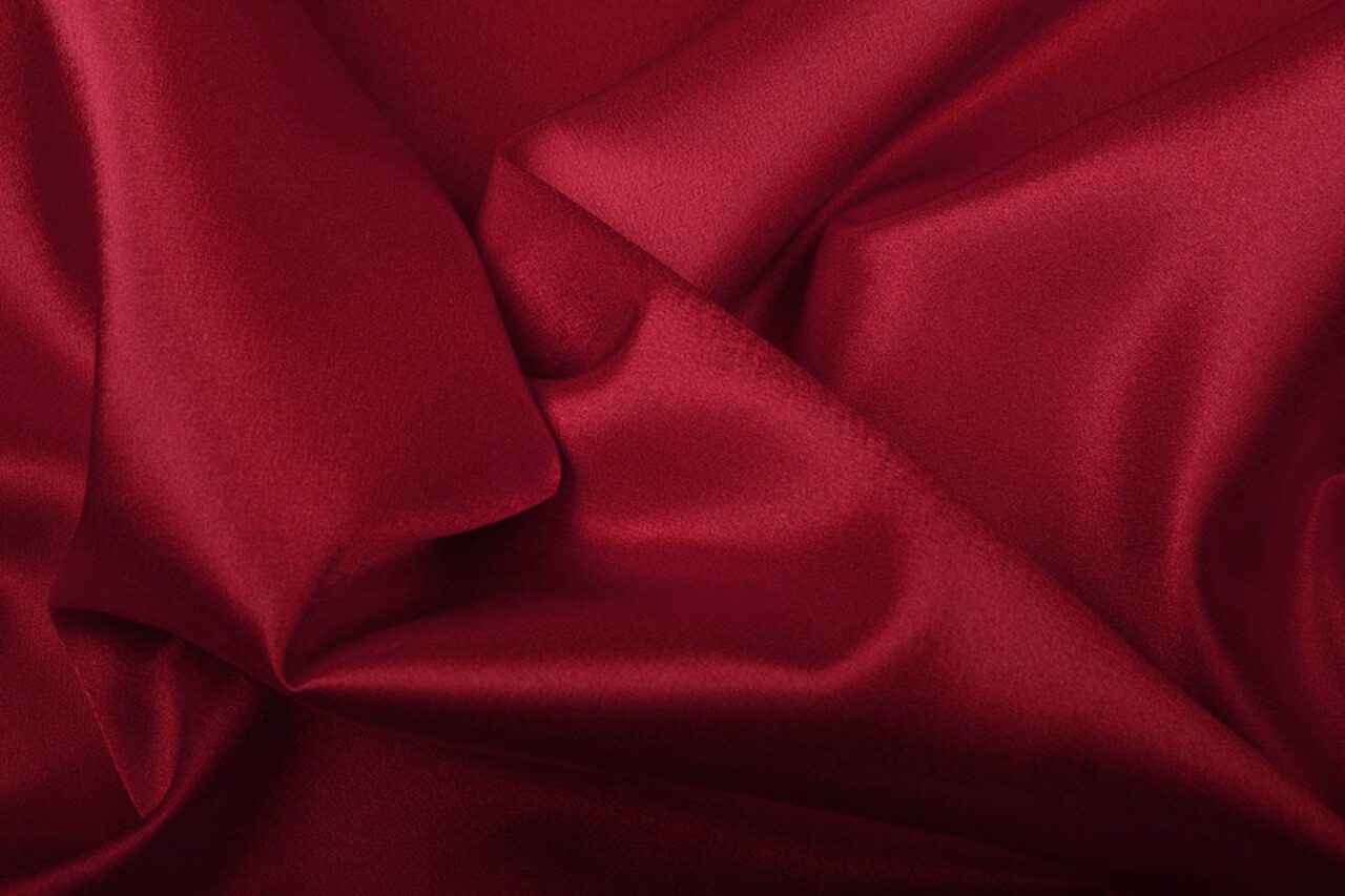 Satin Crêpe Clair Rouge Vin Satin Crêpe Clair Rouge Vin