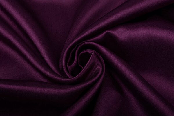 Crêpe Satin Aubergine Crêpe Satin Aubergine