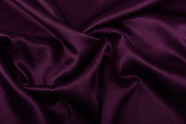 Crêpe Satin Aubergine Crêpe Satin Aubergine