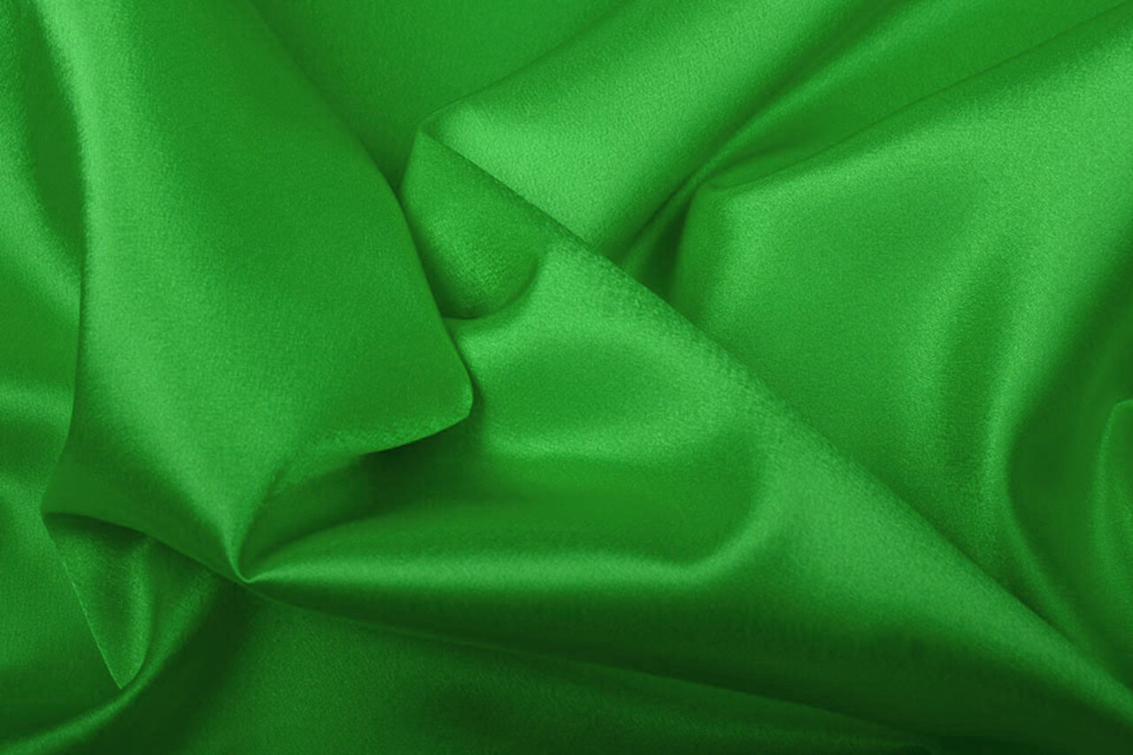 Crepé Satén Verde Hierba Crepé Satén Verde Hierba