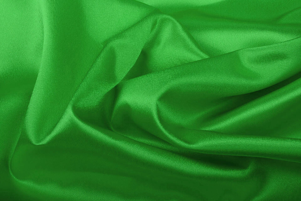 Crêpe Satijn Grasgroen Crêpe Satijn Grasgroen