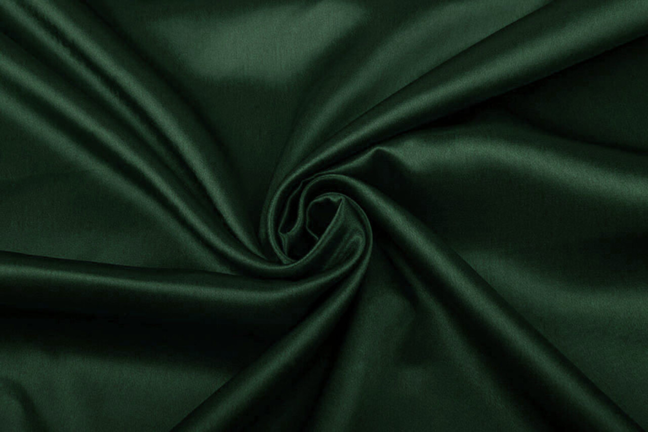 Satin Crêpe Vert Foncé Satin Crêpe Vert Foncé