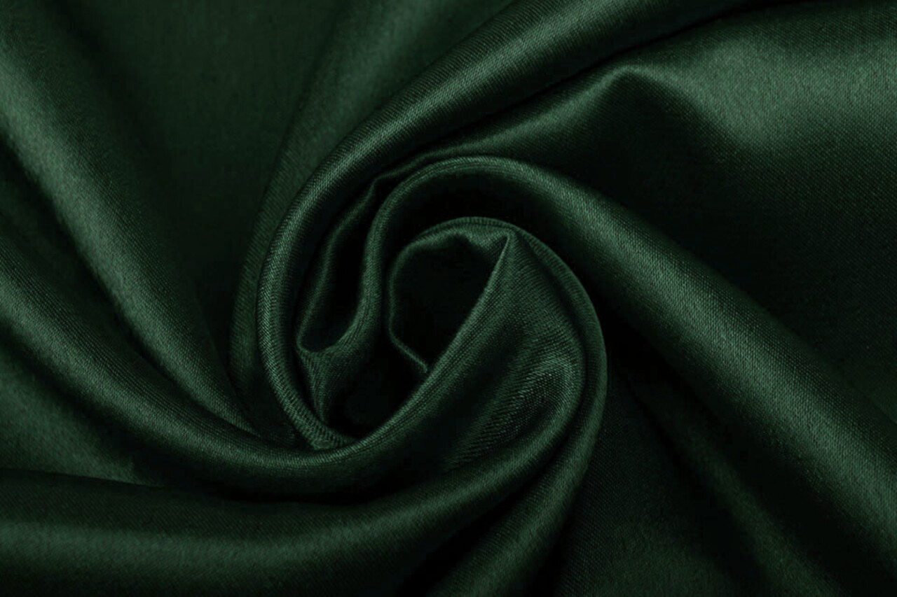 Crêpe Satin Dunkel Grün Crêpe Satin Dunkel Grün