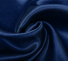 Crêpe Satin Police blue