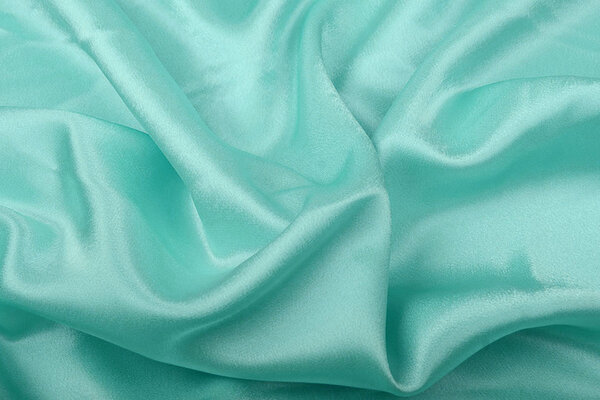Crêpe Satin Mint Grün