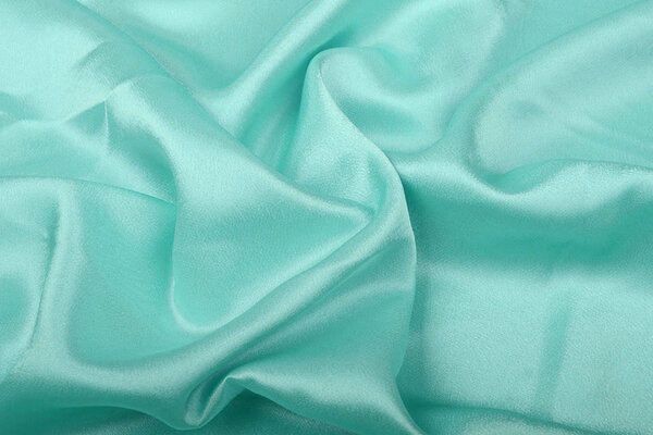 Satin Crêpe Vert Menthe