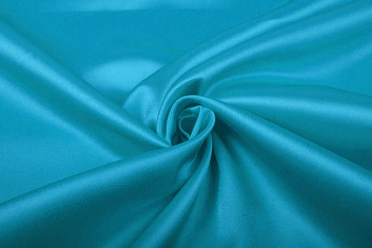Crêpe Satin Aqua Crêpe Satin Aqua