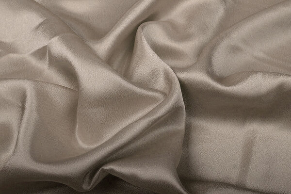 Satin Crêpe Taupe Satin Crêpe Taupe
