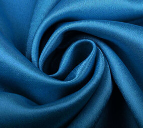 Crêpe Satin Petrol blauw