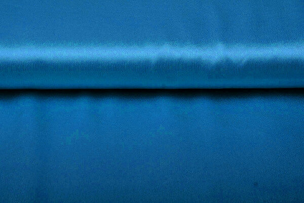 Crêpe Satin Petrol blauw