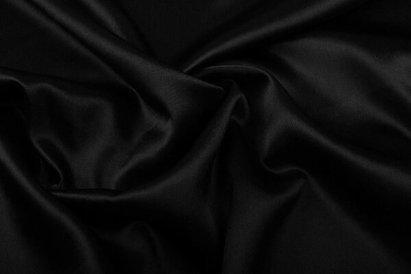 Crêpe Satin Black