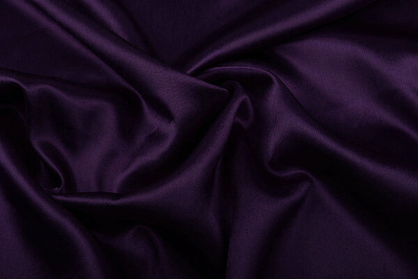 Satin Crêpe Foncé Violet Satin Crêpe Foncé Violet