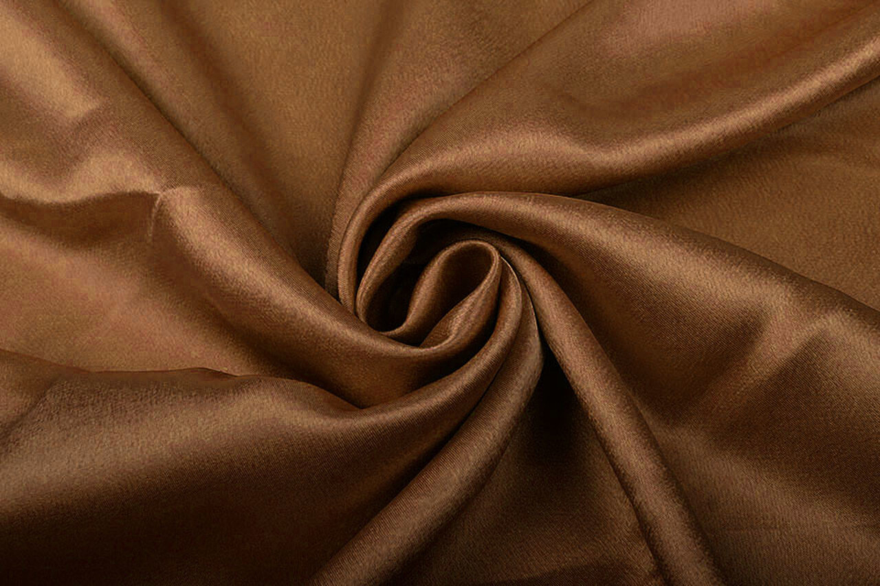 Crêpe Satin Mocha brown