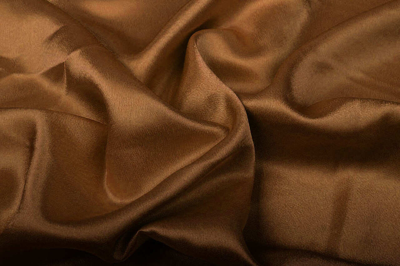 Crêpe Satin Mocha brown