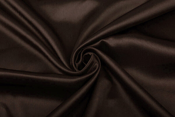 Satin Crêpe Marron Foncé Satin Crêpe Marron Foncé