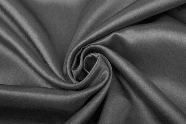 Satin Crêpe Gris Foncé