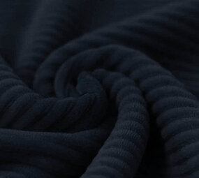 Cotone a Maglia Larga Velluto a Coste Blu Navy Cotone a Maglia Larga Velluto a Coste Blu Navy