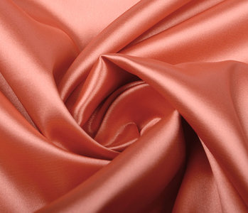 Stretch Satin Coral