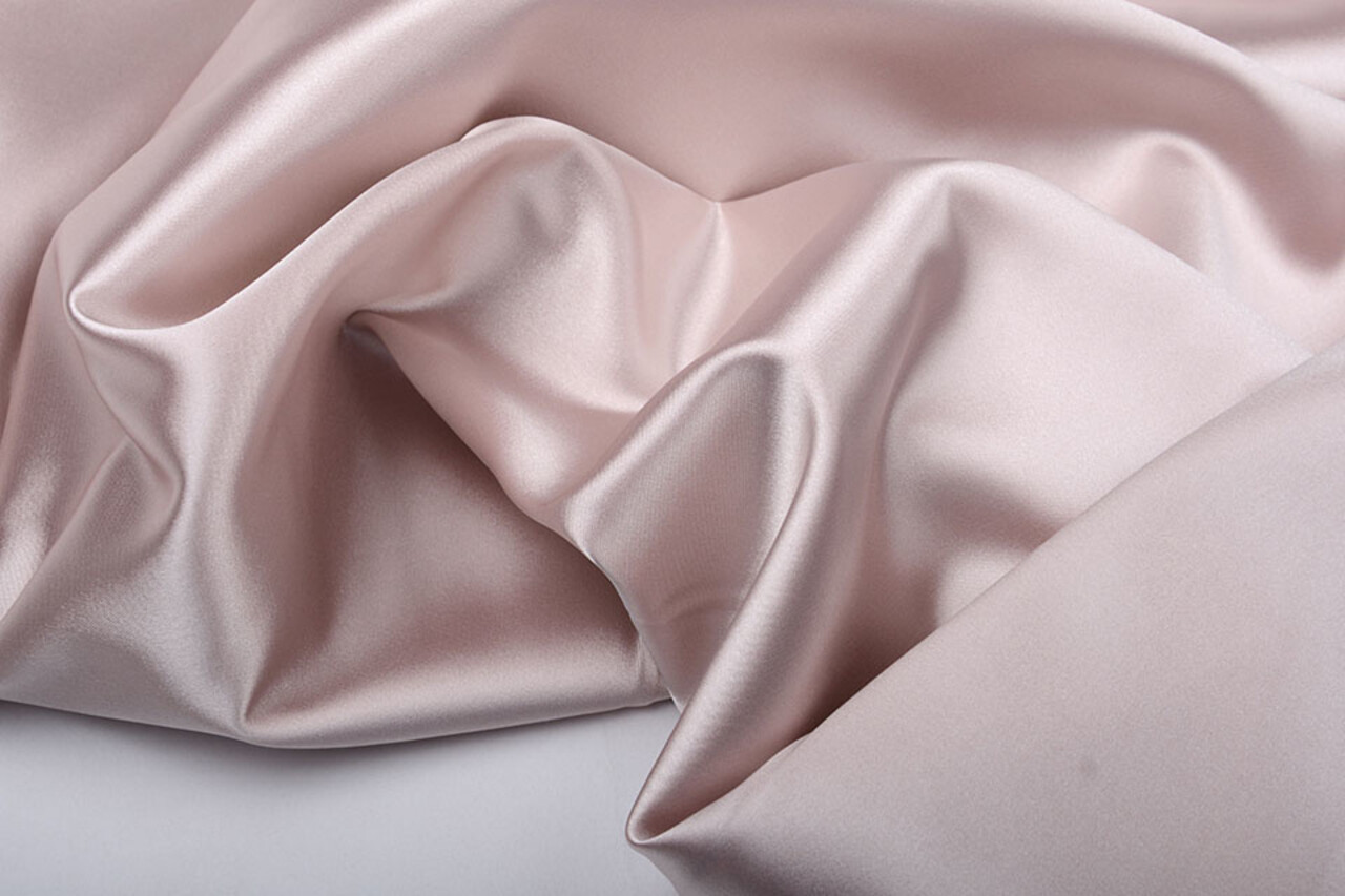 Stretch Satin Powder pink