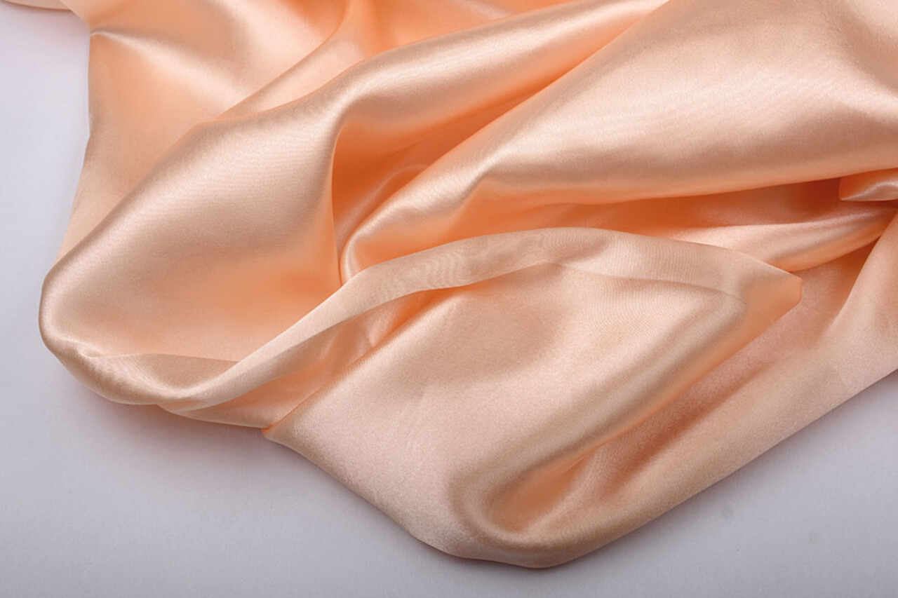 Stretch Satin Peach Stretch Satin Peach