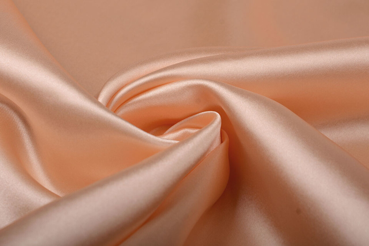 Stretch Satin Peach Stretch Satin Peach