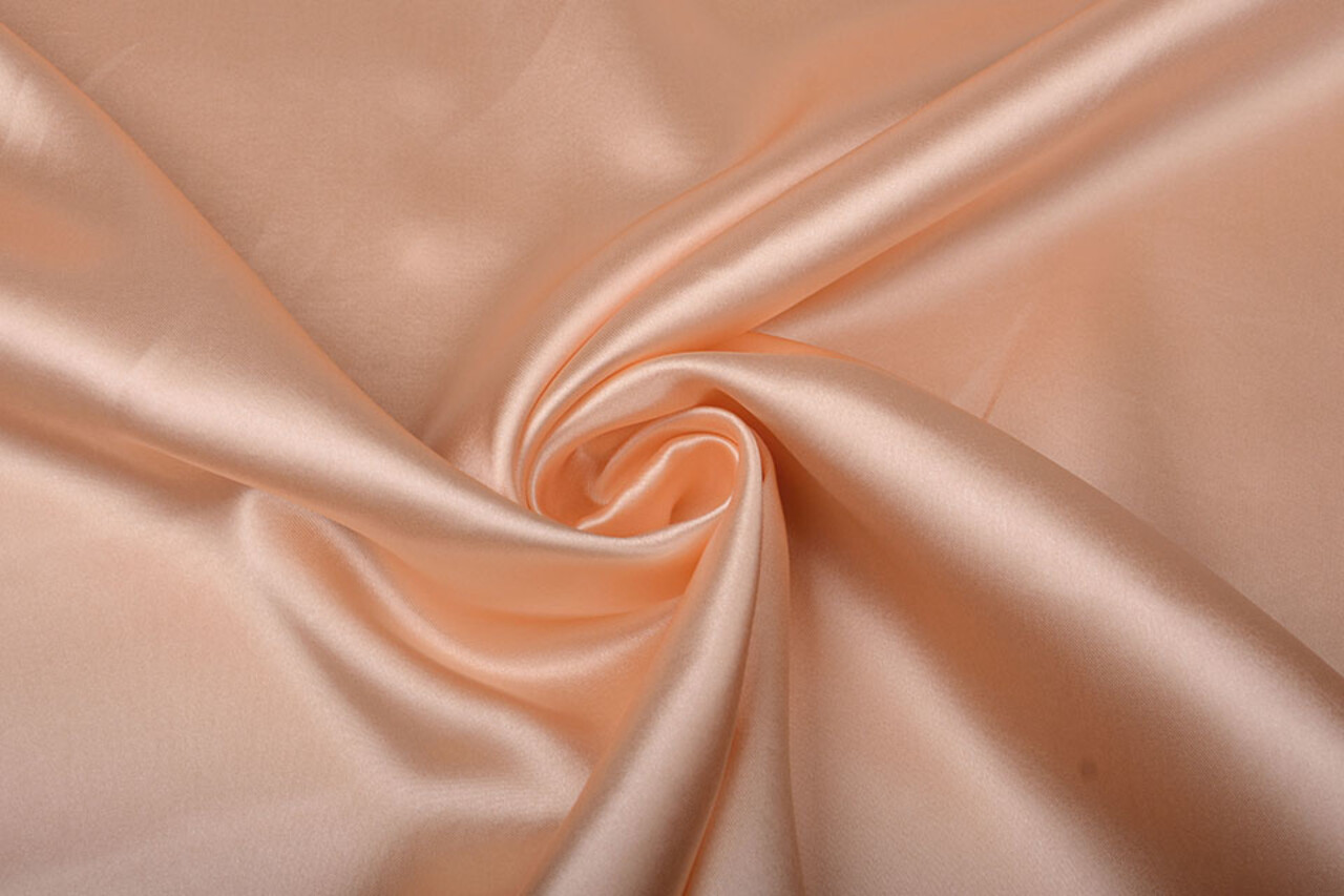 Stretch Satin Peach Stretch Satin Peach