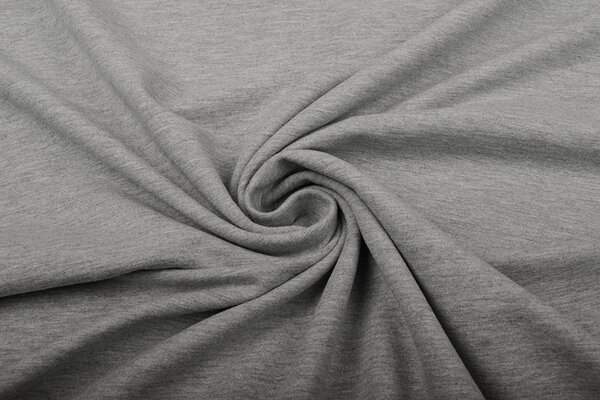 Oeko-Tex®  French Terry Hellgrau Meliert