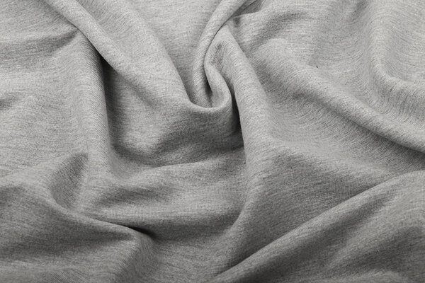 Oeko-Tex®  French Terry Hellgrau Meliert