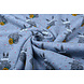 Tejido de Sudadera de Polar Alpino Elefante Denim Jaspeado Tejido de Sudadera de Polar Alpino Elefante Denim Jaspeado