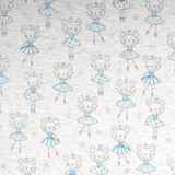 Sweat Polaire Alpine Muis Ballerina Paillettes Crème Melange