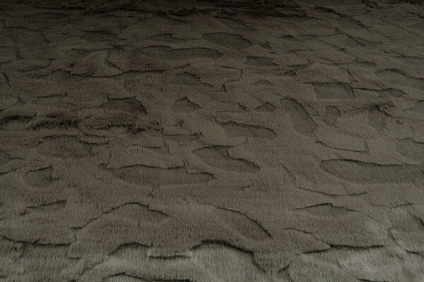 Nachahmung Pelzigen Stoff Taupe