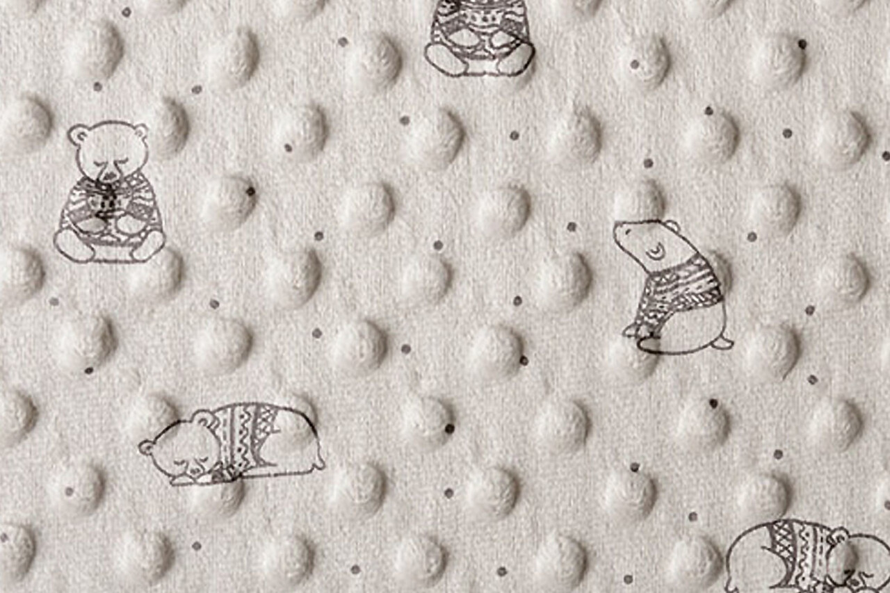 Bär Minky-Fleece Beige