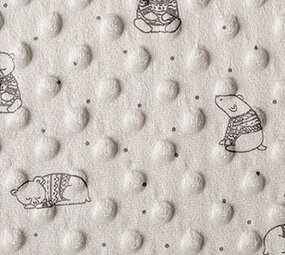 Bär Minky-Fleece Beige Bär Minky-Fleece Beige