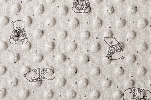 Bär Minky-Fleece Beige