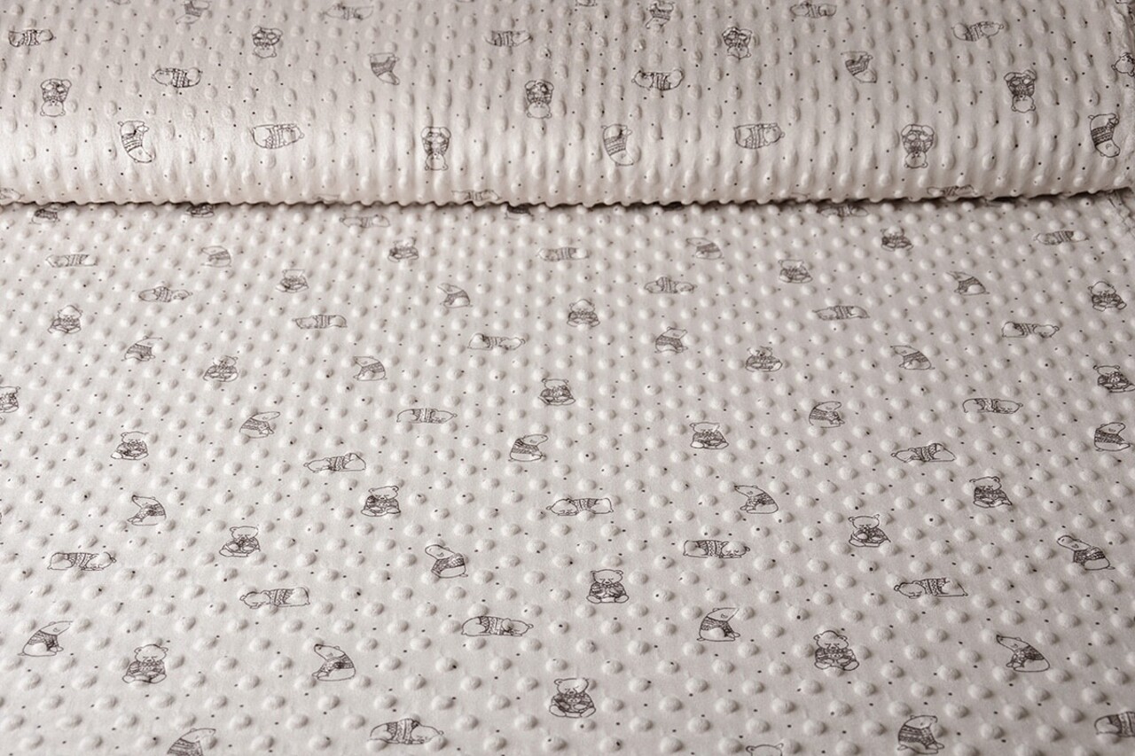 Beer Minky Fleece Beige