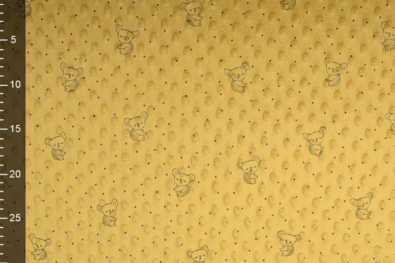 Koala Minky Polaire Ocre Koala Minky Polaire Ocre