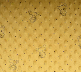 Koala Minky Fleece Oker Koala Minky Fleece Oker