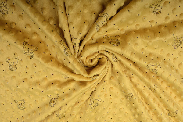 Koala Minky Fleece Ocher