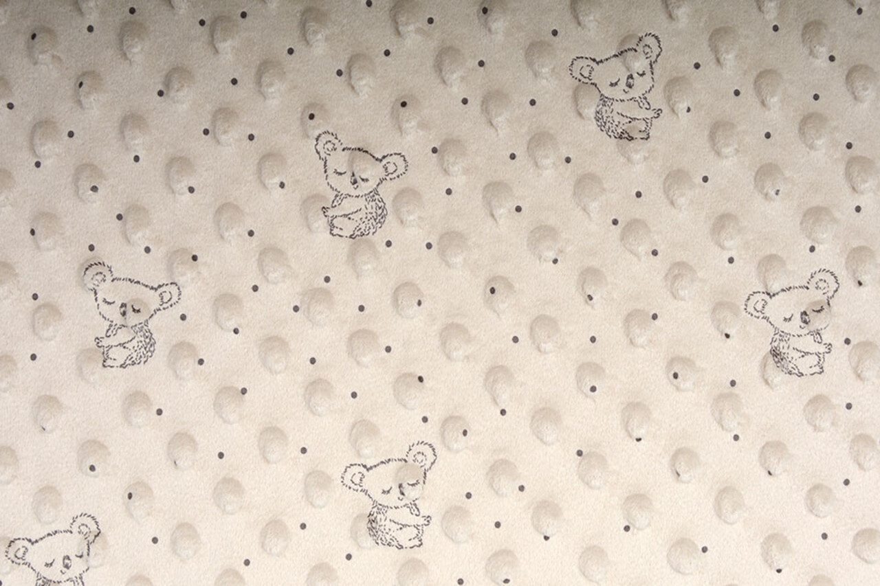 Koala Minky Polaire Beige Koala Minky Polaire Beige