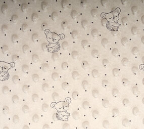 Koala Minky Fleece Beige