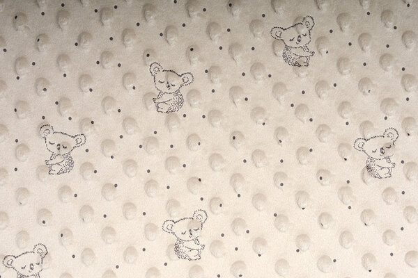 Koala Pile Minky Beige