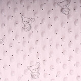 Koala Minky Fleece Poeder Roze Koala Minky Fleece Poeder Roze
