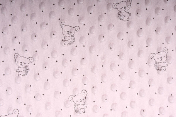 Koala Pile Minky Rosa Cipria Koala Pile Minky Rosa Cipria